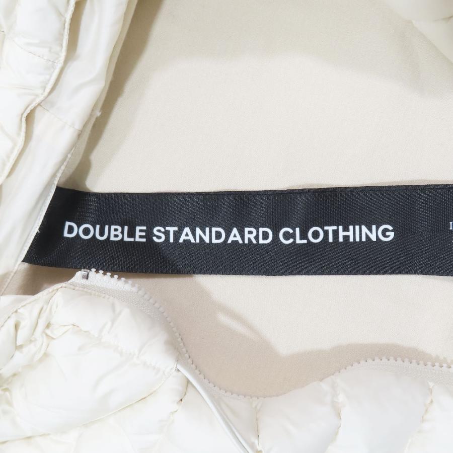 美品 DOUBLE STANDARD CLOTHING ダブルスタンダードクロージング キルティング ダウンジャケット ホワイト ベージュ 36 レディース 古着 中古 | DOUBLE STANDARD CLOTHING | 05