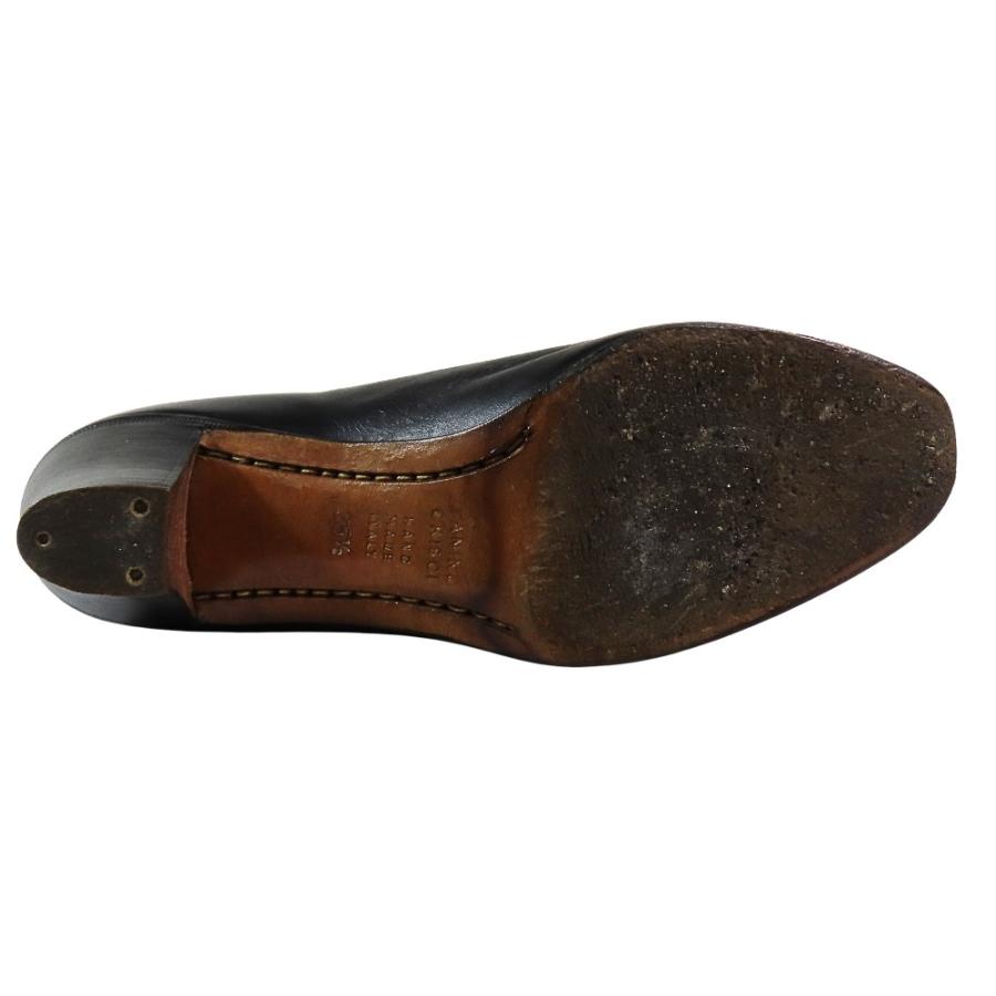 美品 TANINO CRISCI タニノクリスティー レザー ロングブーツ ミディアムヒール シューズ 革靴  35.5 黒 ブラック レディース 古着 中古 | TANINO CRISCI | 04
