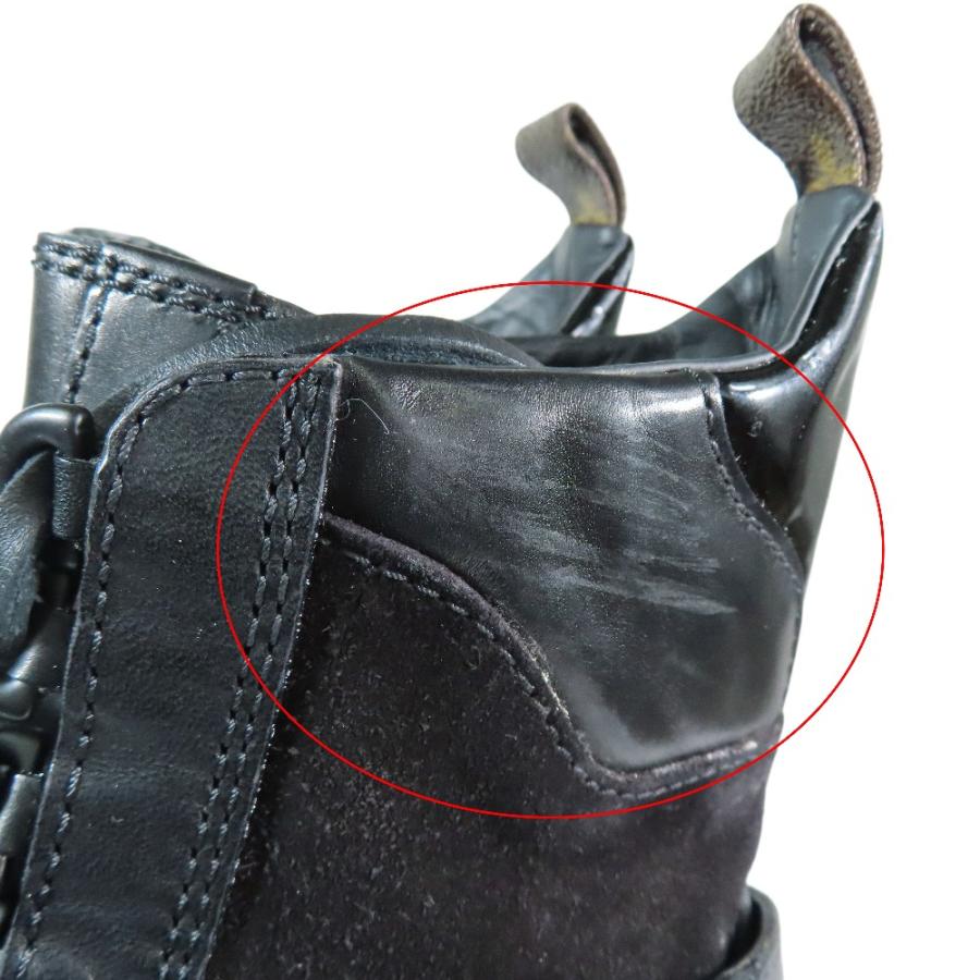 未使用 LOUIS VUITTON ルイヴィトン ローリエートライン 厚底 ショートブーツ スエードレザー シューズ 40 ブラック レディース 古着 中古 | LOUIS VUITTON | 08