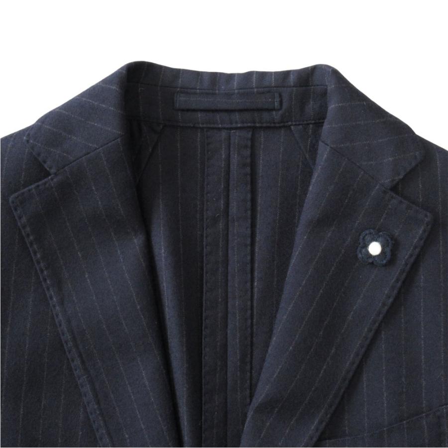 LARDINI（ラルディーニ） 美品 ストライプ ウール テーラード