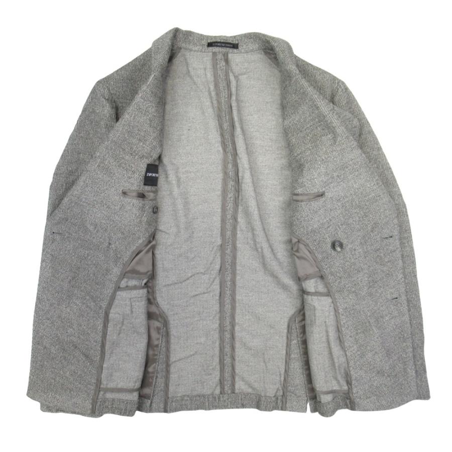 レディース Emporio Armani ジャケット ツイード テーラード 伊製 M相当
