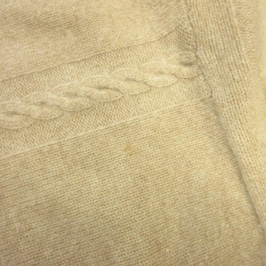 良品 Max Mara マックスマーラ 白タグ ケーブル ニット セーター モックネック M ベージュ レディース 古着 中古 | Max Mara | 03