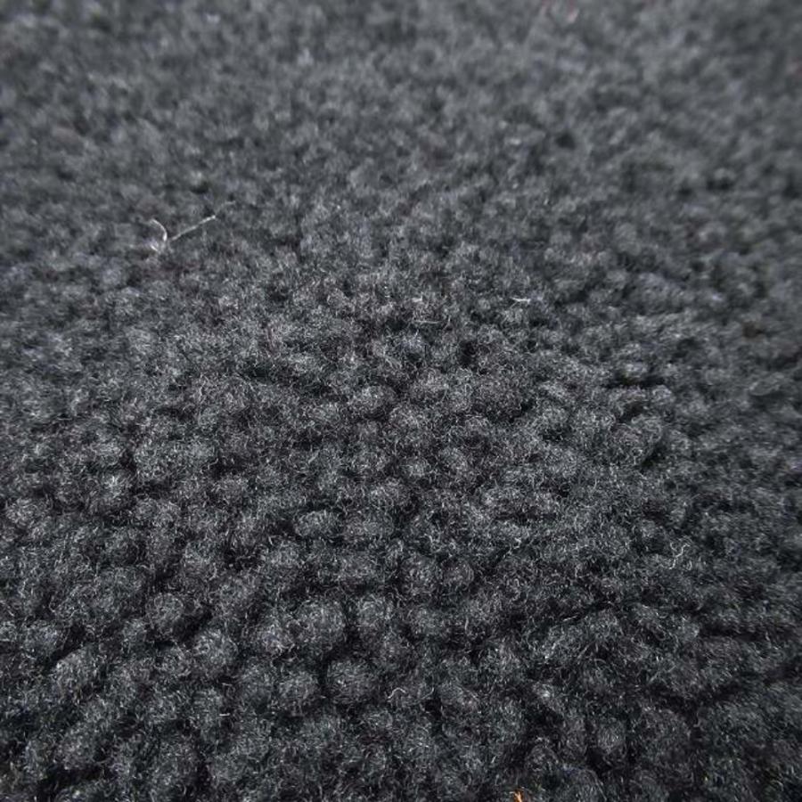 未使用 BLANCHA ブランカ Sagafurs ムートン x ファー コンビ ノーカラーコート シープスキン ブルーフォックス 38 黒 ブラック レディース 古着 中古 | BLANCHA | 04