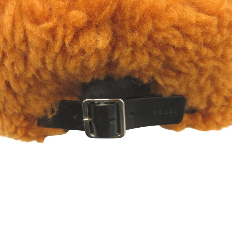 未使用 25aw sacai サカイ Puffy Beanie パフィー ボア ビーニー ハット ボア ニット キャップ ニット帽 ウール 帽子 オレンジ メンズ 古着 中古 | sacai | 03