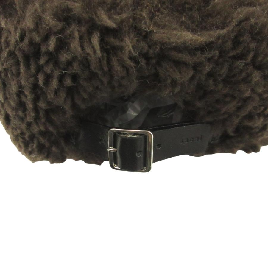 未使用 25aw sacai サカイ Puffy Beanie パフィー ボア ビーニー ハット ボア ニット キャップ ニット帽 ウール 帽子 茶 ブラウン メンズ 古着 中古 | sacai | 03