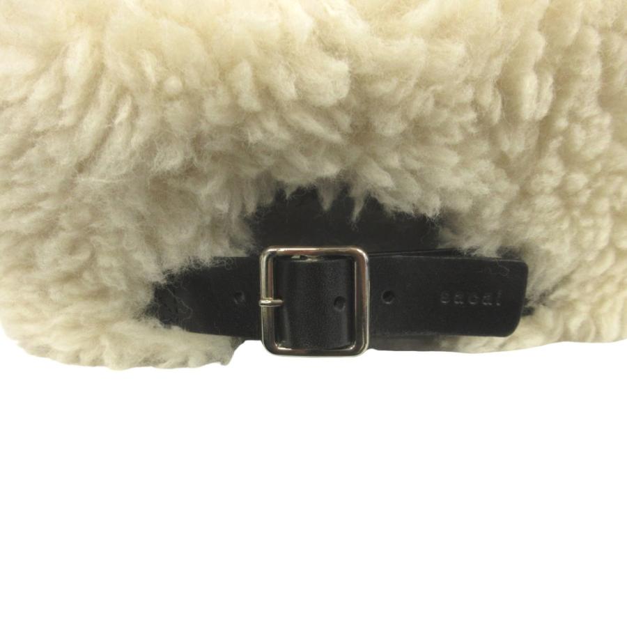 未使用 25aw sacai サカイ Puffy Beanie パフィー ボア ビーニー ハット ボア ニット キャップ ニット帽 ウール 帽子 白 ホワイト メンズ 古着 中古 | sacai | 03