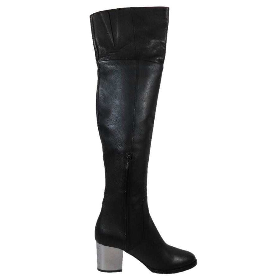 未使用 JIMMY CHOO ジミーチュウ レザー ロング ニーハイブーツ チャンキーヒール シューズ 36 ブラック レディース 古着 中古 | JIMMY CHOO | 02