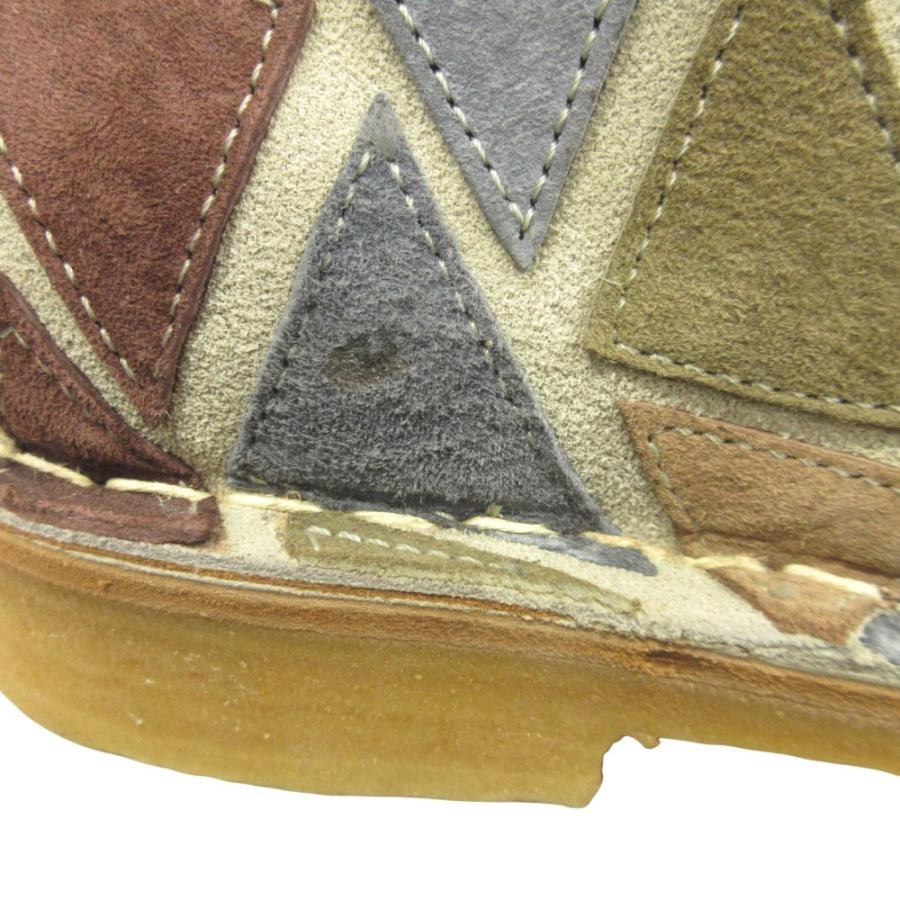 未使用 COMME des GARCONS HOMME PLUS コムデギャルソンオムプリュス スエードレザー パッチ チャッカ ブーツ シューズ 24cm マルチ メンズ 古着 中古 | COMME des GARCONS HOMME PLUS | 07