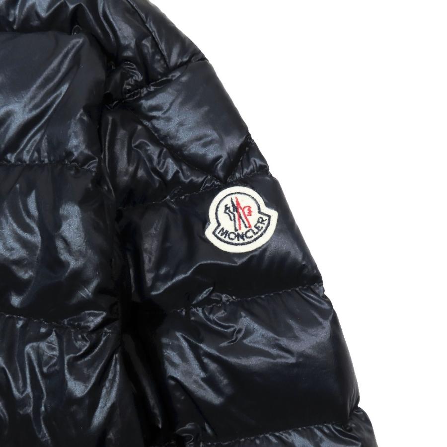 美品 MONCLER モンクレール ACORUS GIUBBOTTO ACORUS JACKET ダウンジャケット スタンドカラー ロゴワッペン 紺 ネイビー 1 メンズ 古着 中古 | MONCLER | 04
