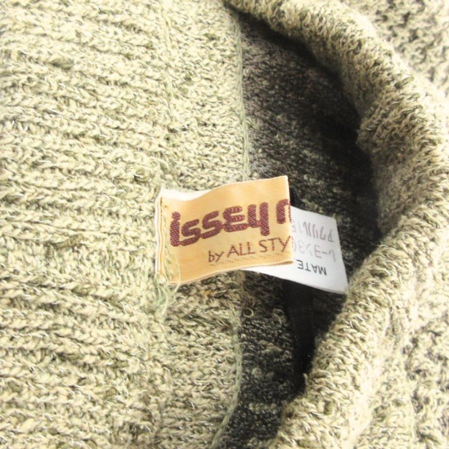 良品 70's ISSEY MIYAKE イッセイミヤケ シルク混 ニット ロング イージー スカート オールスタイルタグ ヴィンテージ レディース 古着 中古 | ISSEY MIYAKE | 04