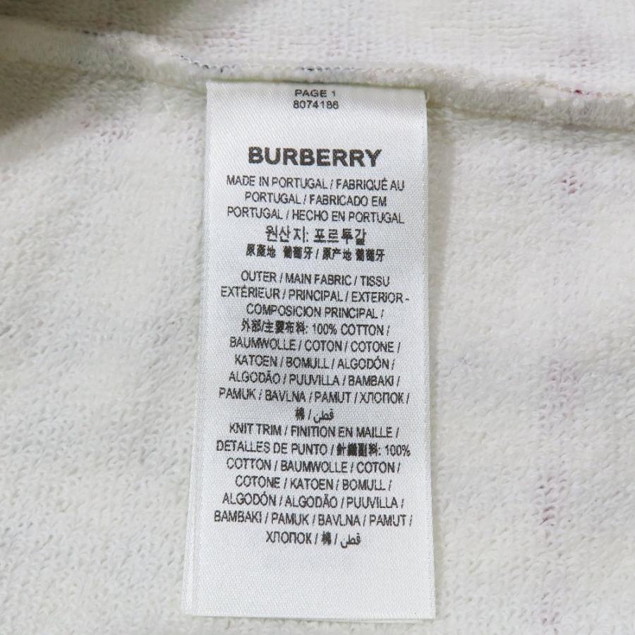 未使用 BURBERRY バーバリー ノバチェック コットン100％ パイル地 カットソー Tシャツ 半袖 クルーネック M ベージュ メンズ 古着 中古 | BURBERRY | 07