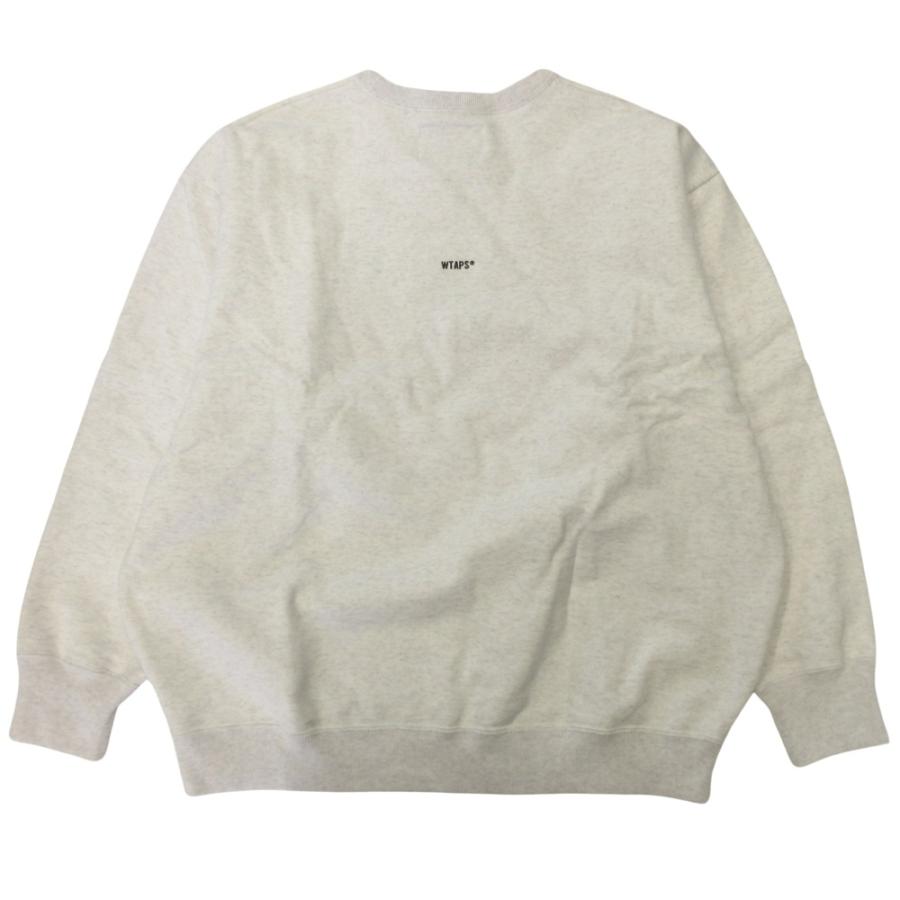 新品同様 25aw WTAPS ダブルタップス SIGN-YD スウェット トレーナー カットソー ロゴ 25ATDT-CSM01 サイズ4 ライトグレー メンズ 古着 中古_1
