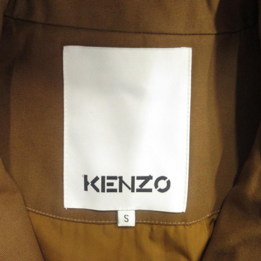 新品同様 KENZO ケンゾー フーデッド ジャケット ブルゾン パーカー コート ロゴ S 茶 ブラウン レディース 古着 中古 | KENZO | 06