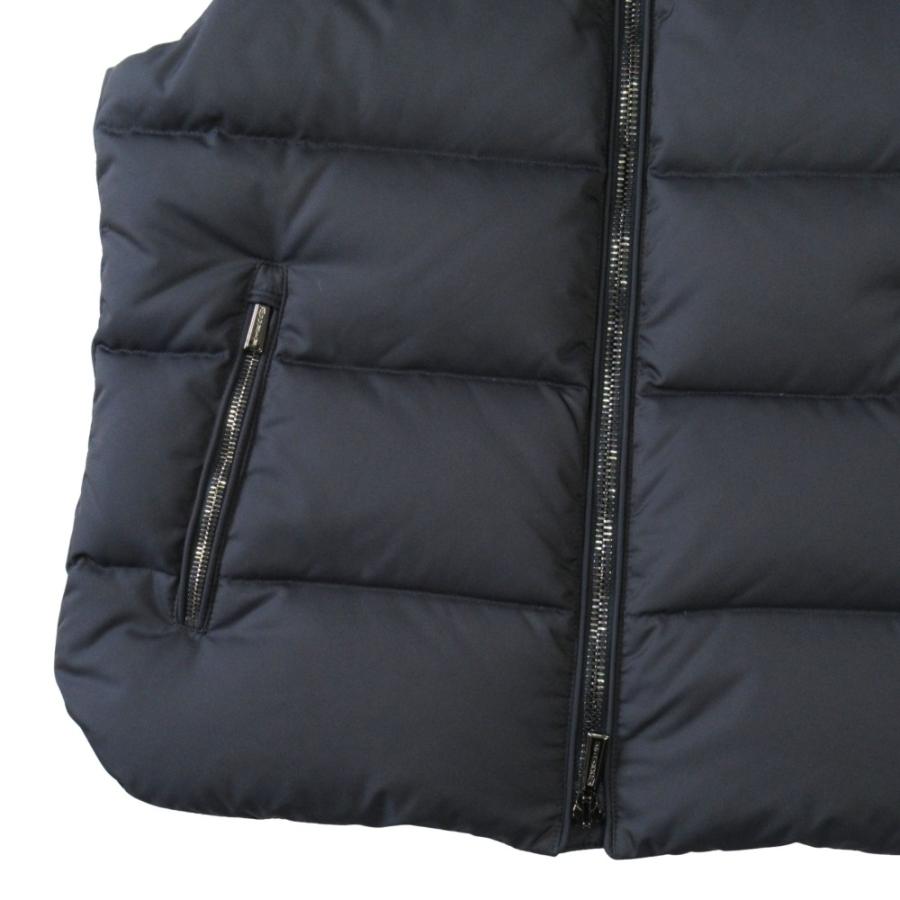 美品 MOORER ムーレー FAYER-WK ダウン ベスト ジャケット ブルゾン サイズ44 紺 ネイビー メンズ 古着 中古 | MOORER | 03