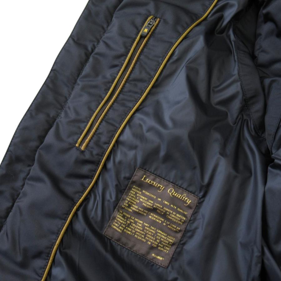 美品 MOORER ムーレー FAYER-WK ダウン ベスト ジャケット ブルゾン サイズ44 紺 ネイビー メンズ 古着 中古 | MOORER | 04