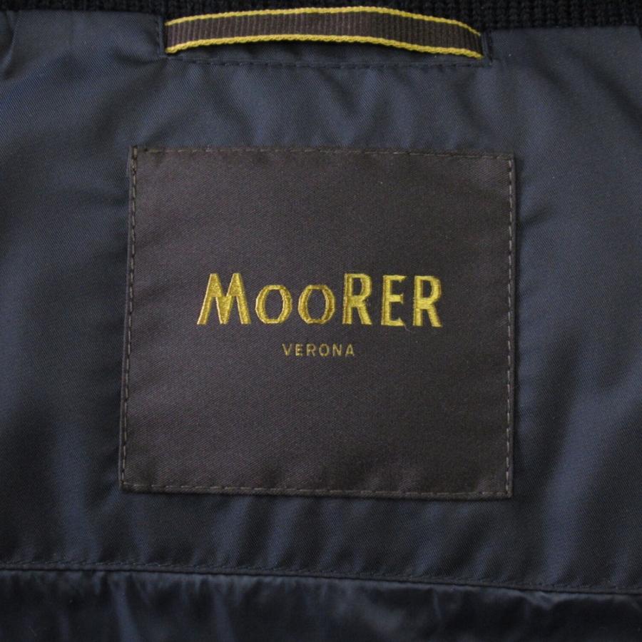 美品 MOORER ムーレー FAYER-WK ダウン ベスト ジャケット ブルゾン サイズ44 紺 ネイビー メンズ 古着 中古 | MOORER | 07