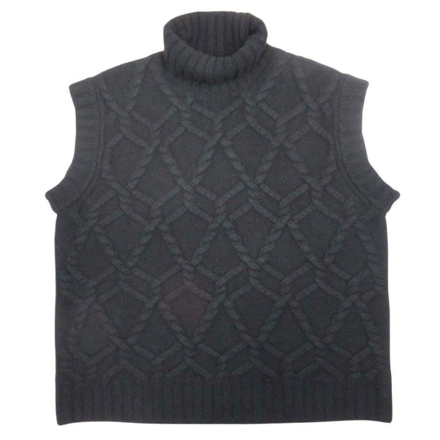 BLAMINK 美品 21ss BLAMINK ブラミンク ウールカシミヤ ケーブルニット 