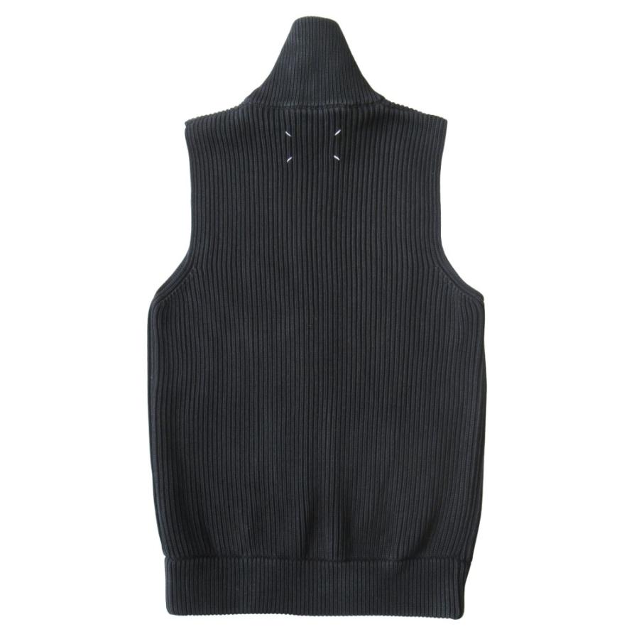 美品 Maison Margiela 14 メゾンマルジェラ 14 ドライバーズ ニット ベスト ジャケット ブルゾン サイズS 黒 ブラック メンズ 古着 中古 | Maison Margiela | 01