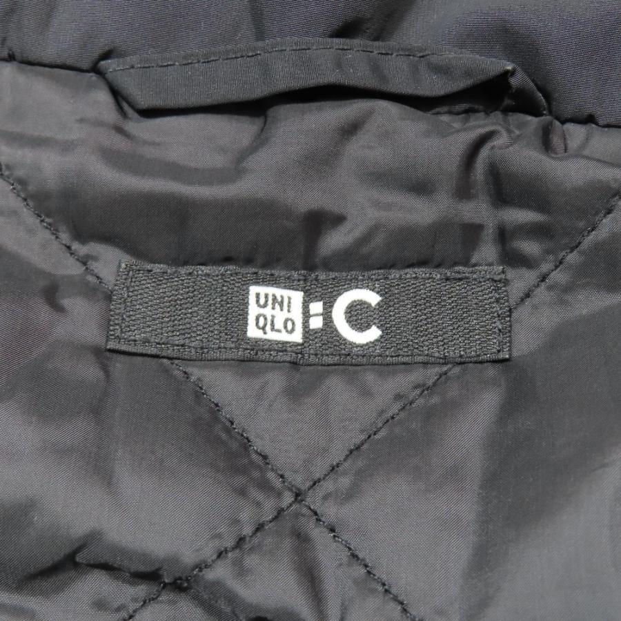 良品 UNIQLO:C ユニクロシー フーデッドコート ロングジャケット ブルゾン アウター ナイロン L ブラック 311-472776 メンズ 古着 中古 | ユニクロ | 05