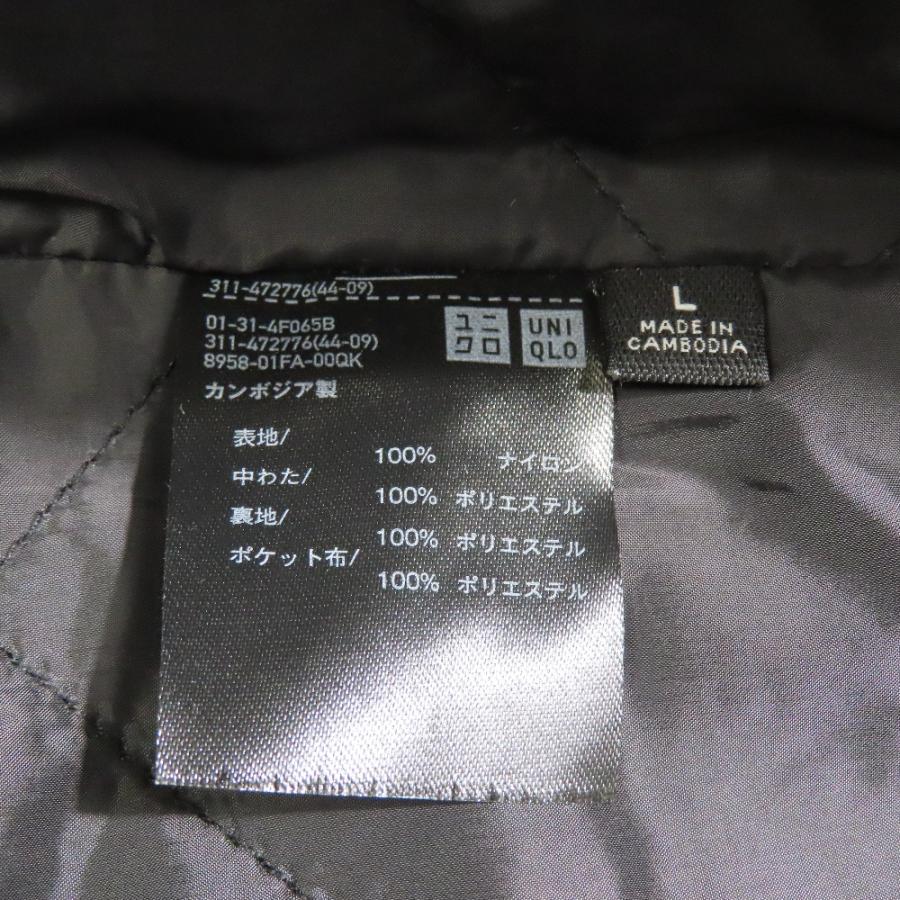 良品 UNIQLO:C ユニクロシー フーデッドコート ロングジャケット ブルゾン アウター ナイロン L ブラック 311-472776 メンズ 古着 中古 | ユニクロ | 06