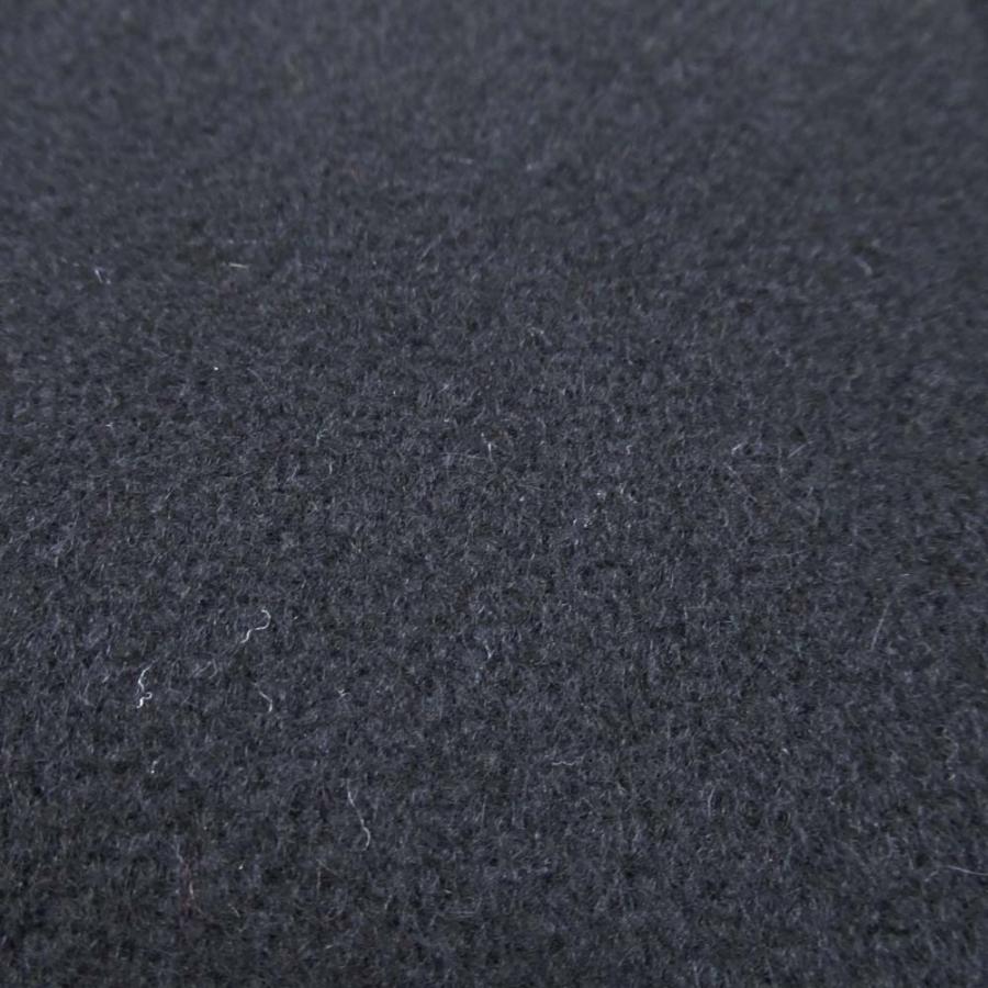 未使用 23aw HERMES エルメス カシミヤ100% ダブルライダース ジャケット キルティング裏地 ブルゾン メドール金具 40 黒 ブラック レディース 古着 中古の画像