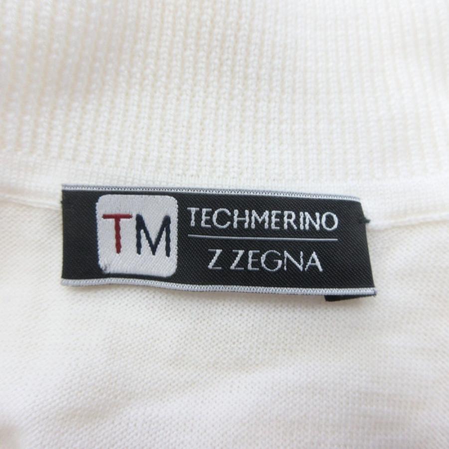 未使用 Z Zegna ジーゼニア ウール タートルネック ニット セーター カットソー 長袖 薄手 サイズM 白 ホワイト メンズ 古着 中古 | Z ZEGNA | 04
