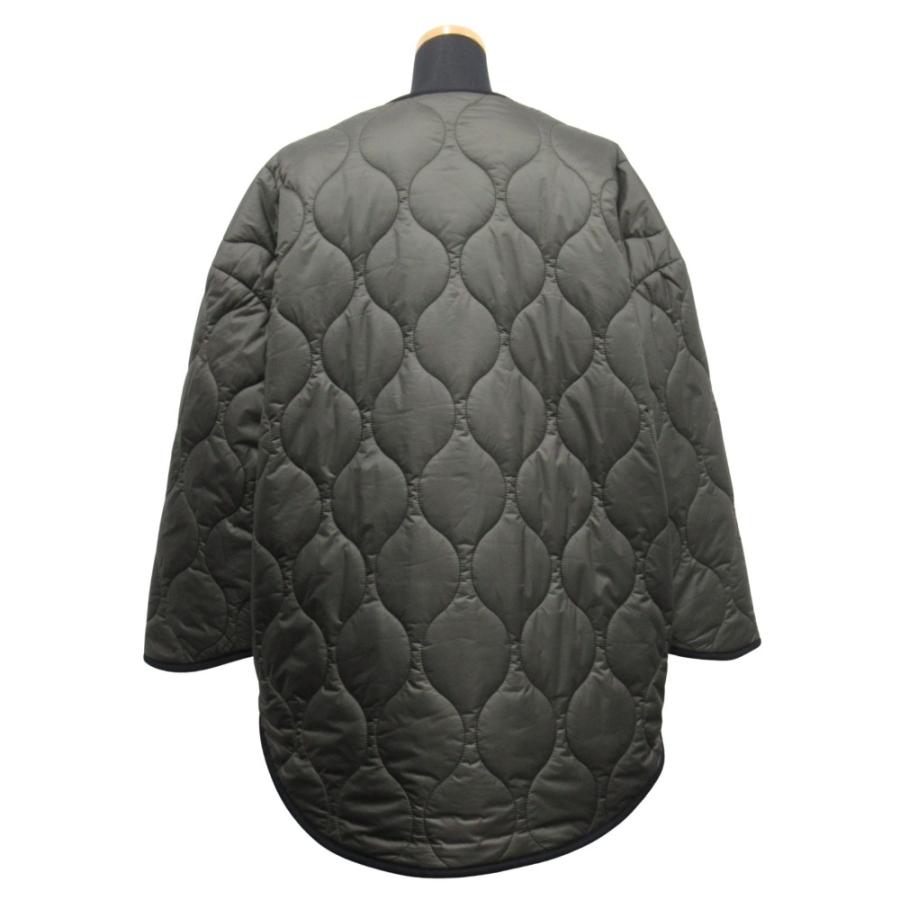 良品 18AW THE RERACS ザ リラクス リバーシブル キルティング ジャケット ブルゾン サイズF カーキ/ブラック レディース 古着 中古 | THE RERACS | 01