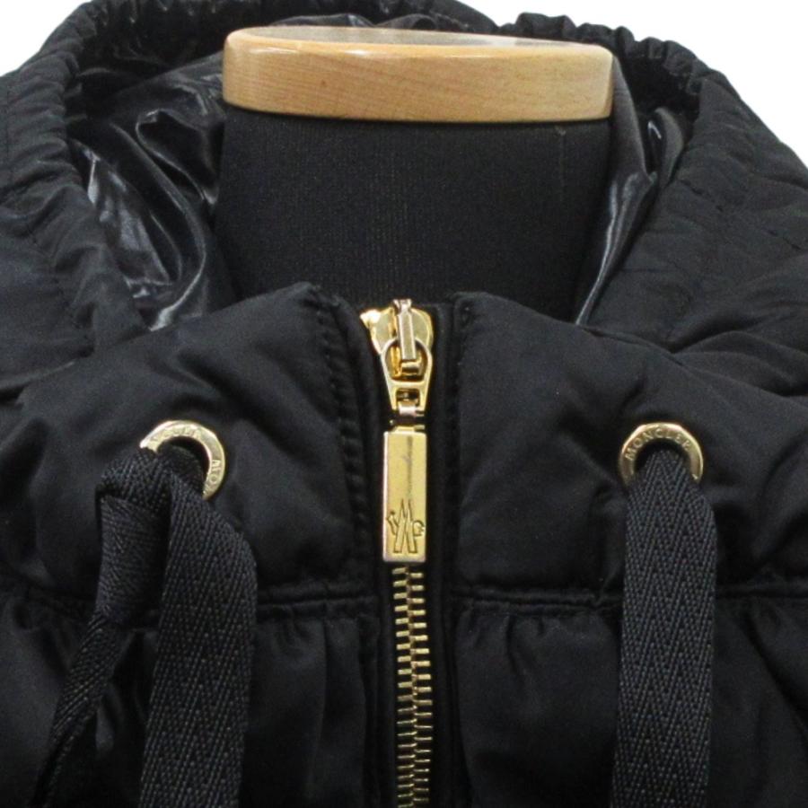 美品 MONCLER モンクレール NIMES ニーム ロング ダウン ジャケット ブルゾン コート サイズ0 XS相当 黒 ブラック レディース 古着 中古 | MONCLER | 07