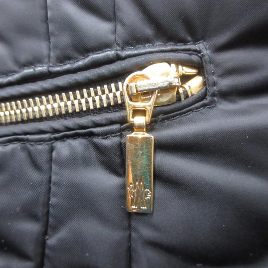 美品 MONCLER モンクレール NIMES ニーム ロング ダウン ジャケット ブルゾン コート サイズ0 XS相当 黒 ブラック レディース 古着 中古 | MONCLER | 08