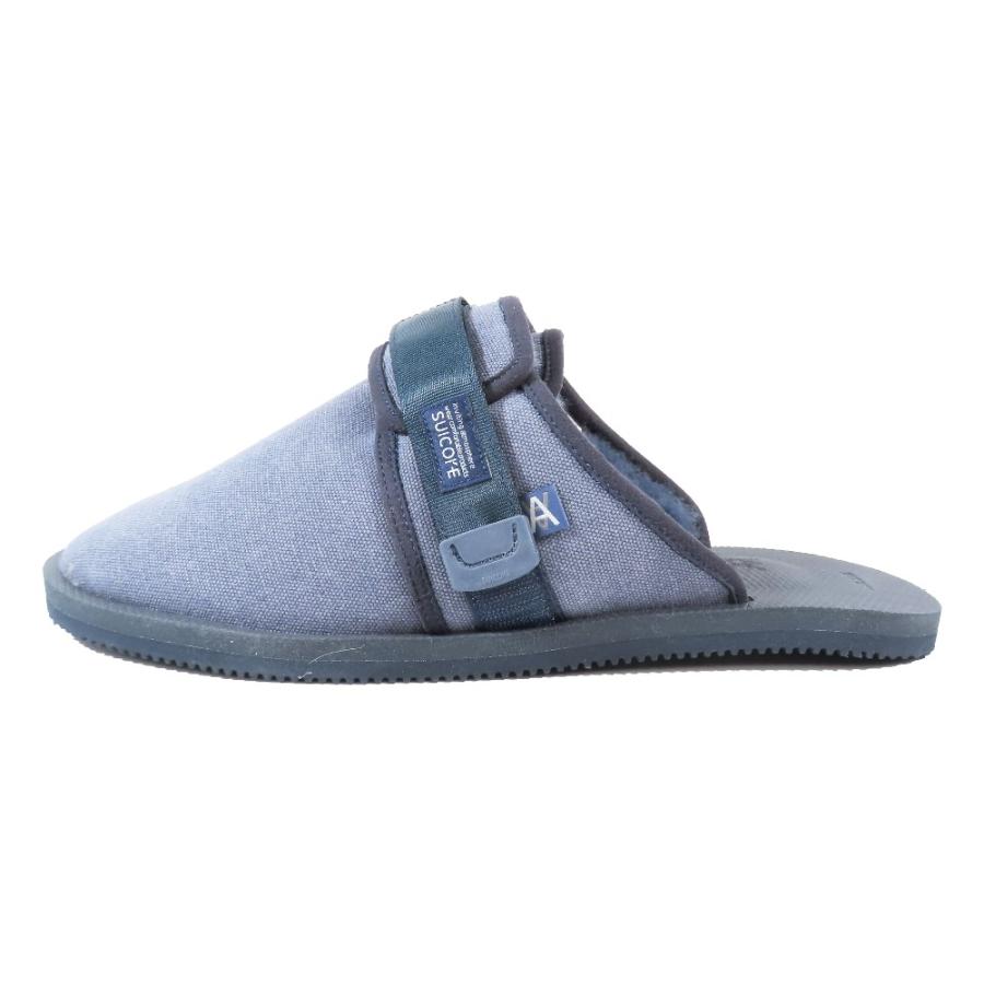 未使用 suicoke スイコック × Daniel Arsham ダニエル アーシャム ZAVO-MABDA サンダル スリッポン スリッパ シューズ 31cm ネイビー メンズ 古着 中古 | suicoke