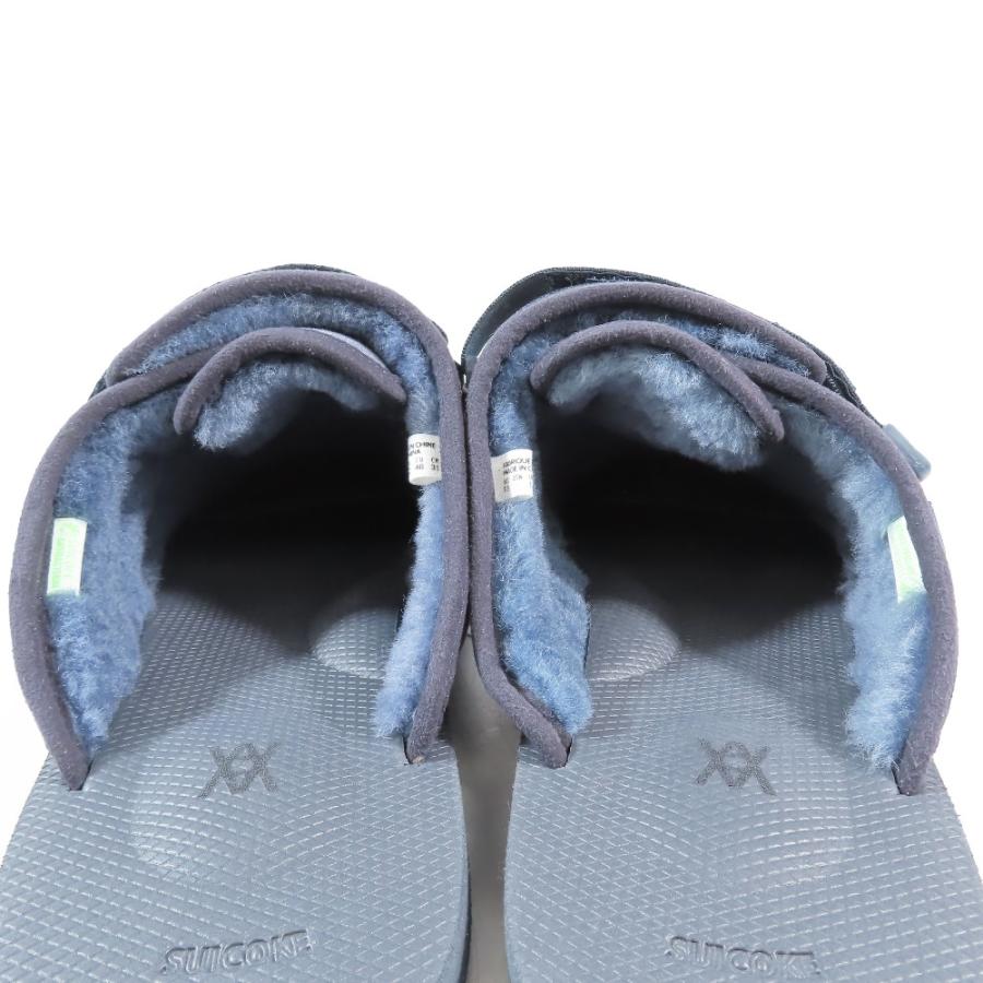 未使用 suicoke スイコック × Daniel Arsham ダニエル アーシャム ZAVO-MABDA サンダル スリッポン スリッパ シューズ 31cm ネイビー メンズ 古着 中古 | suicoke | 03