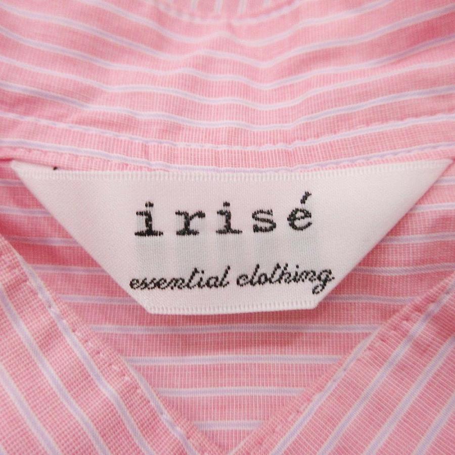 irise（イリゼ） 美品 ストライプ ブラウス オーバーサイズ シャツ 