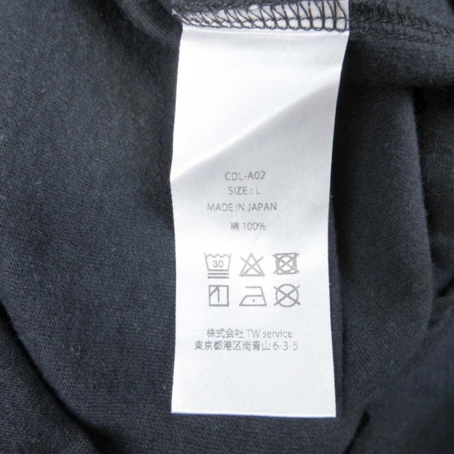 良品 2023年 CDL TOKYO シーディーエル SHEA BUTTER LOGO ロゴプリント Tシャツ カットソー トップス 長袖 L チャコール メンズ レディース 古着 中古 |  | 05