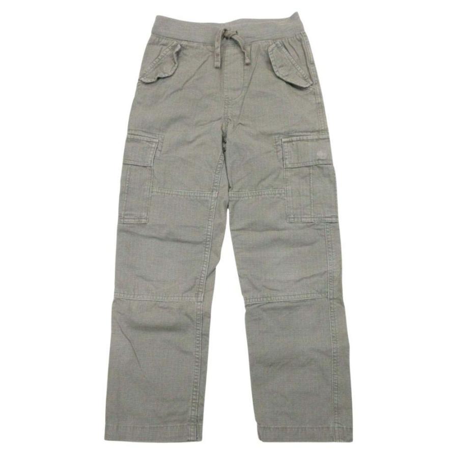 美品 POLO RALPH LAUREN ポロラルフローレン コットン カーゴパンツ イージーウエスト ストレート 7/130 カーキ 子供服 キッズ 古着 中古 | POLO RALPH LAUREN