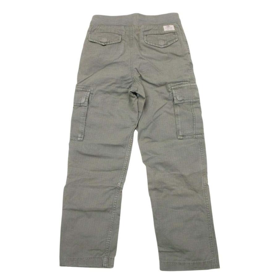 美品 POLO RALPH LAUREN ポロラルフローレン コットン カーゴパンツ イージーウエスト ストレート 7/130 カーキ 子供服 キッズ 古着 中古 | POLO RALPH LAUREN | 01