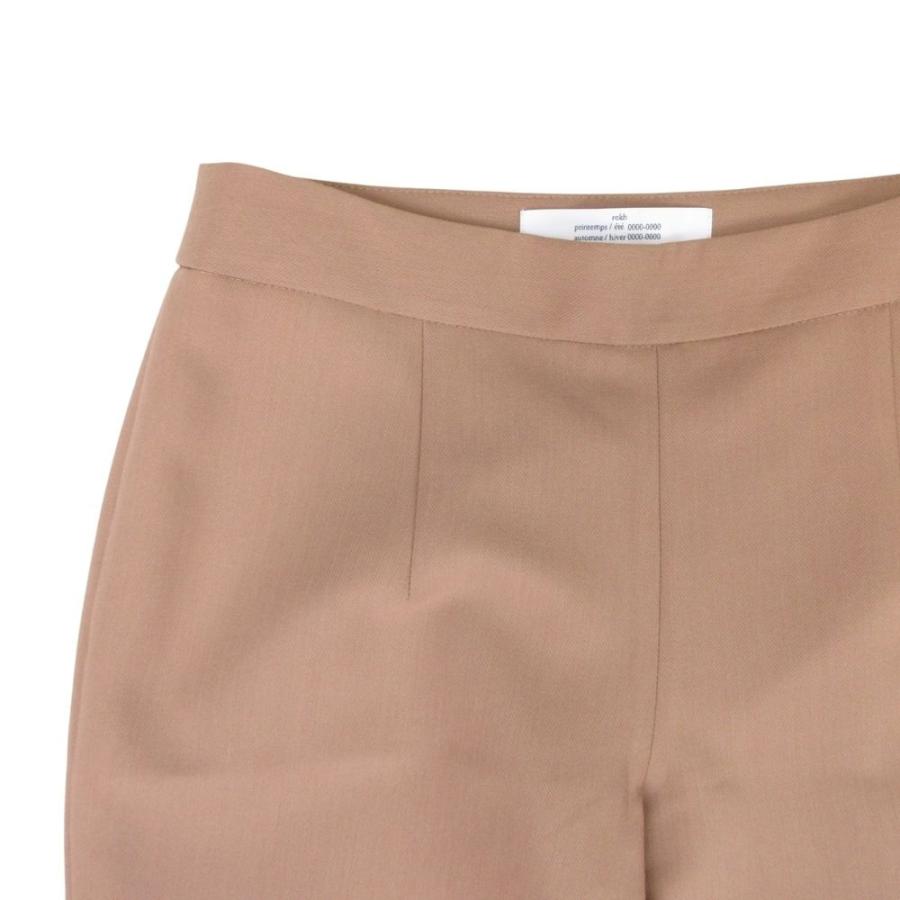 新品同様 rokh ロク TIE HEM TROUSERS タック リボン タイヘム トラウザー ロング フレアパンツ 36 LATTE ラテ レディース 古着 中古 | rokh | 02