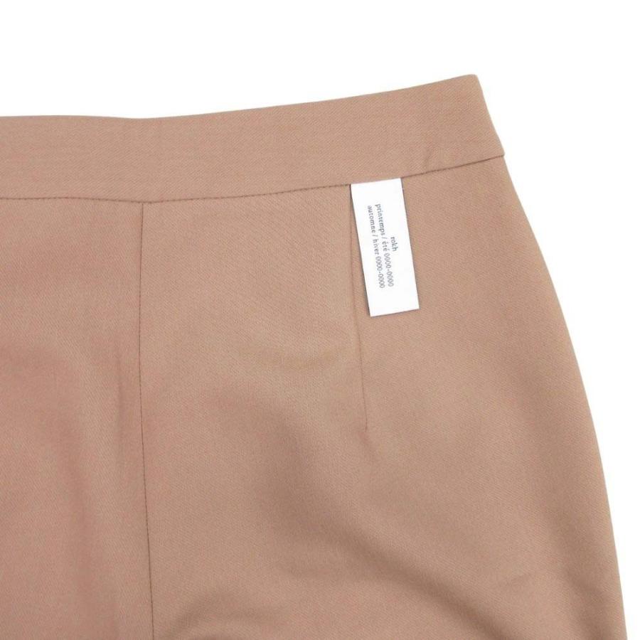 新品同様 rokh ロク TIE HEM TROUSERS タック リボン タイヘム トラウザー ロング フレアパンツ 36 LATTE ラテ レディース 古着 中古 | rokh | 05