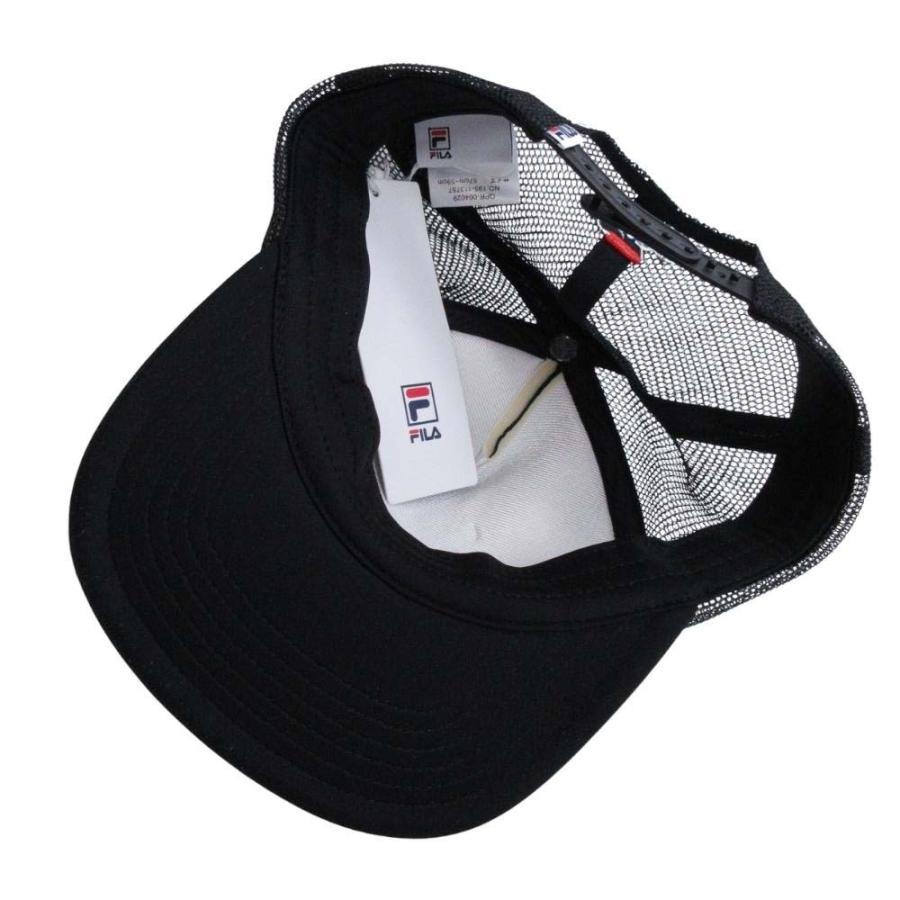 新品同様 FILA × SHETA フィラ × シータ メッシュキャップ ベースボールキャップ 帽子 黒 ブラック マルチカラー メンズ レディース 古着 中古 | FILA | 04