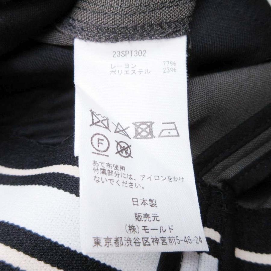 未使用 23SS CINOH チノ PE OX ELASTIC RELAX PANT ラインウエスト リラックスパンツ スラックス 46 カーキ グリーン系 メンズ 古着 中古 | CINOH | 06