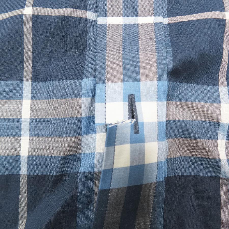 美品 22SS BURBERRY バーバリー コットン チェック シャツ ブラウス カジュアル ロングスリーブ 8050360 ブルー L メンズ 古着 中古 | BURBERRY | 02