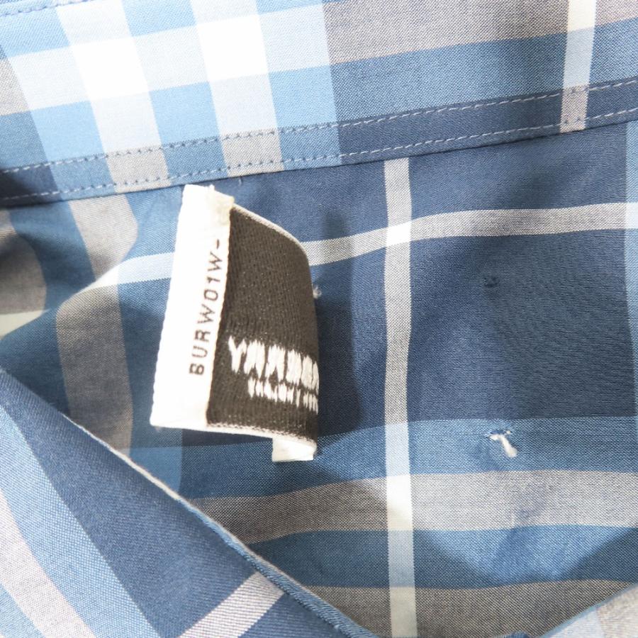 美品 22SS BURBERRY バーバリー コットン チェック シャツ ブラウス カジュアル ロングスリーブ 8050360 ブルー L メンズ 古着 中古 | BURBERRY | 04