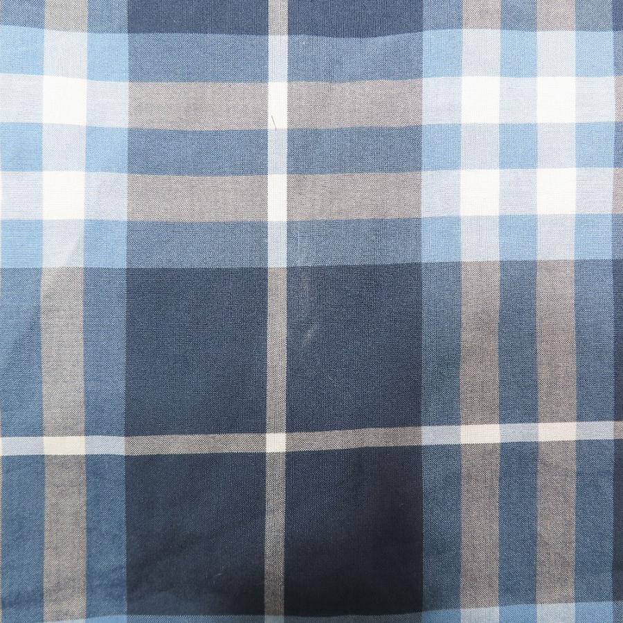 美品 22SS BURBERRY バーバリー コットン チェック シャツ ブラウス カジュアル ロングスリーブ 8050360 ブルー L メンズ 古着 中古 | BURBERRY | 07