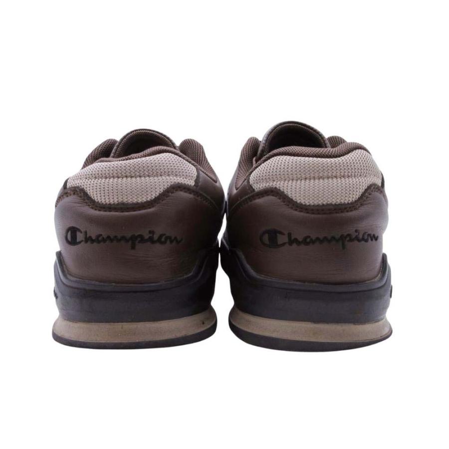 良品 Champion チャンピオン 3 Point Tech Low 3ポイントテック ローカット スニーカー シューズ 靴 26.5 茶 ブラウン メンズ 古着 中古 | Champion | 04