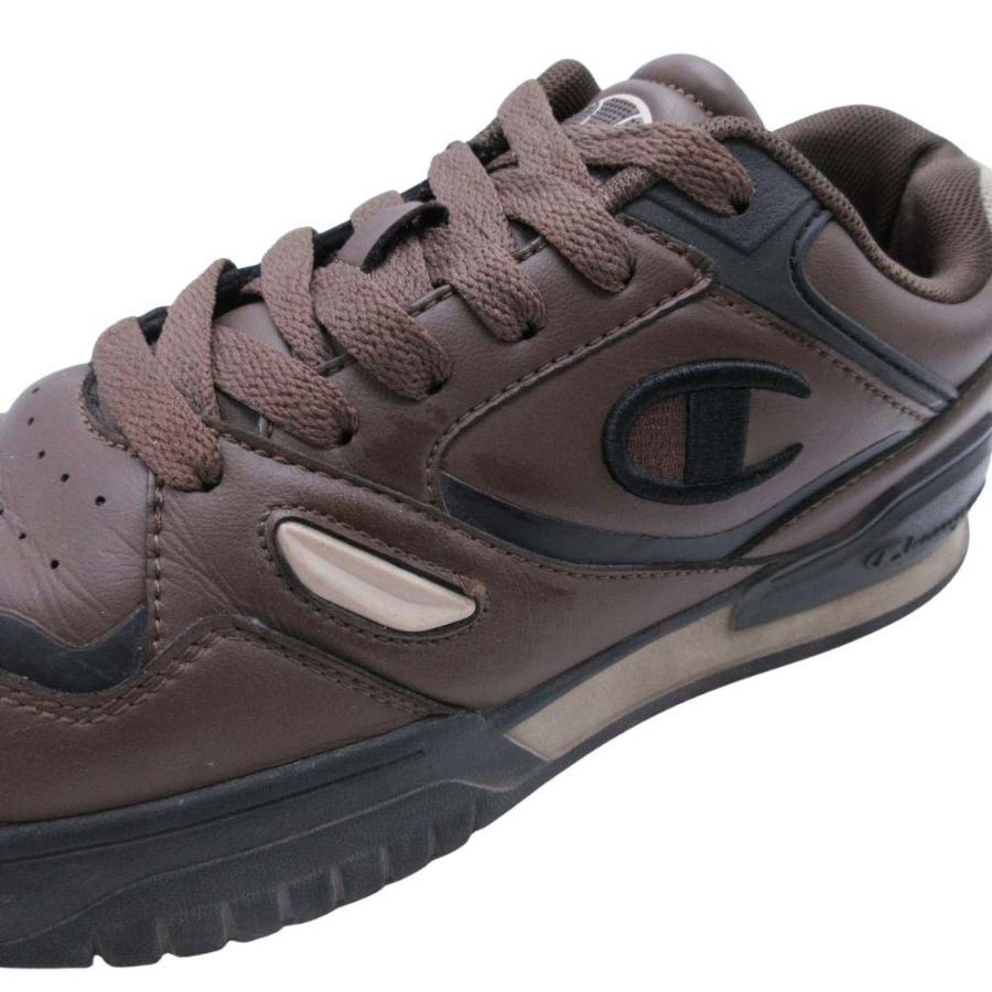 良品 Champion チャンピオン 3 Point Tech Low 3ポイントテック ローカット スニーカー シューズ 靴 26.5 茶 ブラウン メンズ 古着 中古 | Champion | 05