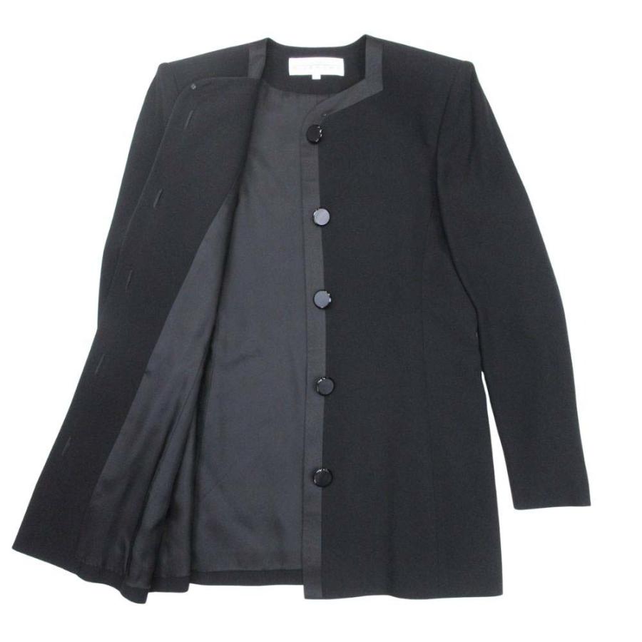 美品 GIVENCHY HI FORMAL ジバンシィ フォーマル ワンピーススーツ セットアップ ジャケット 半袖ワンピース 10 黒 ブラック レディース 古着 中古 | GIVENCHY | 03