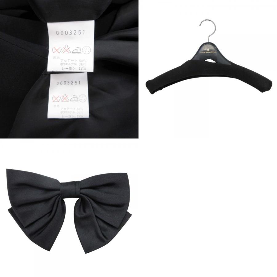 美品 GIVENCHY HI FORMAL ジバンシィ フォーマル ワンピーススーツ セットアップ ジャケット 半袖ワンピース 10 黒 ブラック レディース 古着 中古 | GIVENCHY | 09