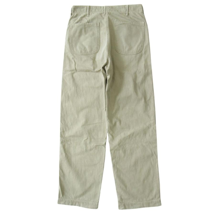 良品 40's N-3 USN N-3 HBT PANTS コットンツイル ミリタリー パンツ アメリカ軍 月桂樹ボタン ヴィンテージ ビンテージ メンズ 古着 中古_1