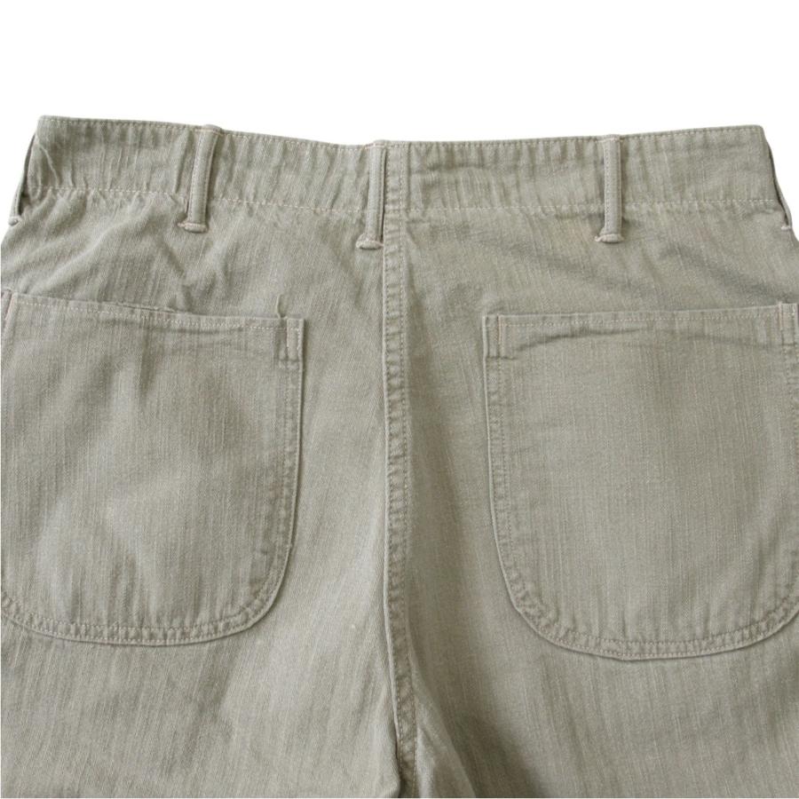良品 40's N-3 USN N-3 HBT PANTS コットンツイル ミリタリー パンツ アメリカ軍 月桂樹ボタン ヴィンテージ ビンテージ メンズ 古着 中古_3
