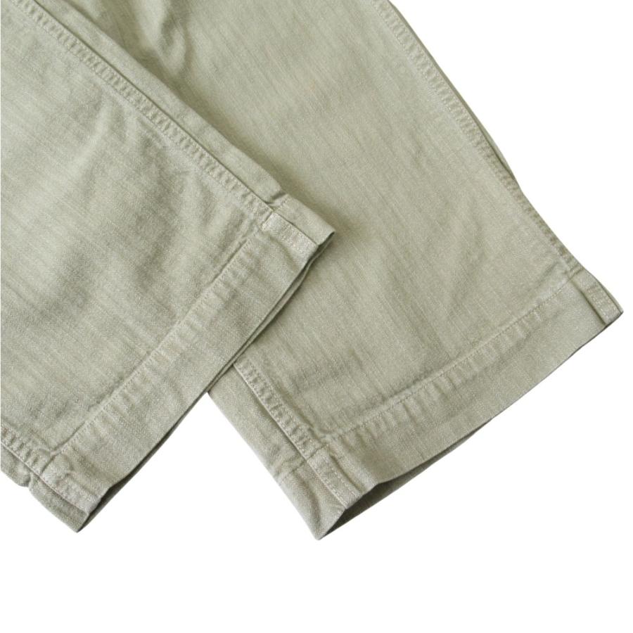 良品 40's N-3 USN N-3 HBT PANTS コットンツイル ミリタリー パンツ アメリカ軍 月桂樹ボタン ヴィンテージ ビンテージ メンズ 古着 中古_7