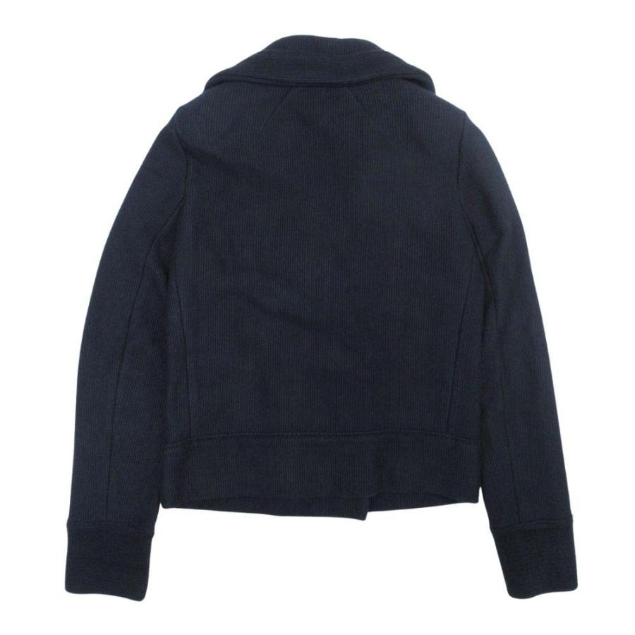美品 MAISON ULLENS メゾンユーレンス コットンカシミヤ ハーフ ピーコート Pコート ジャケット アウター XS 紺 レディース 古着 中古 |  | 01